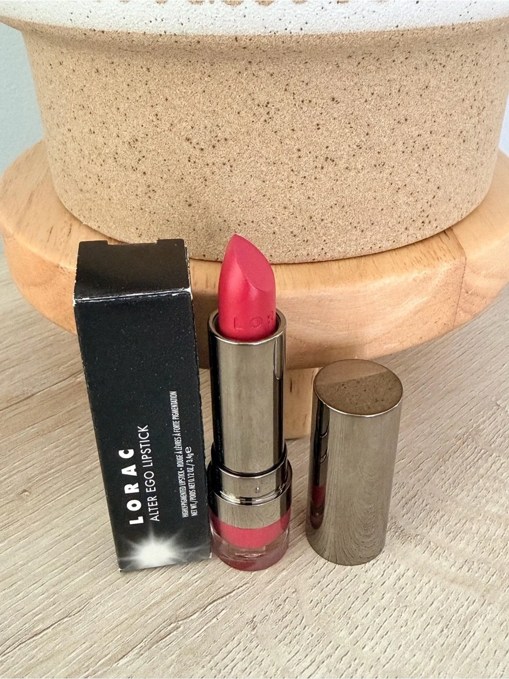 LORAC Satin Matte Lipstick - Shade: Seductress/Pink